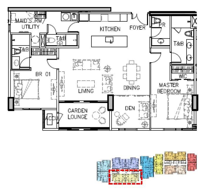 2BR Grand Floor Plan