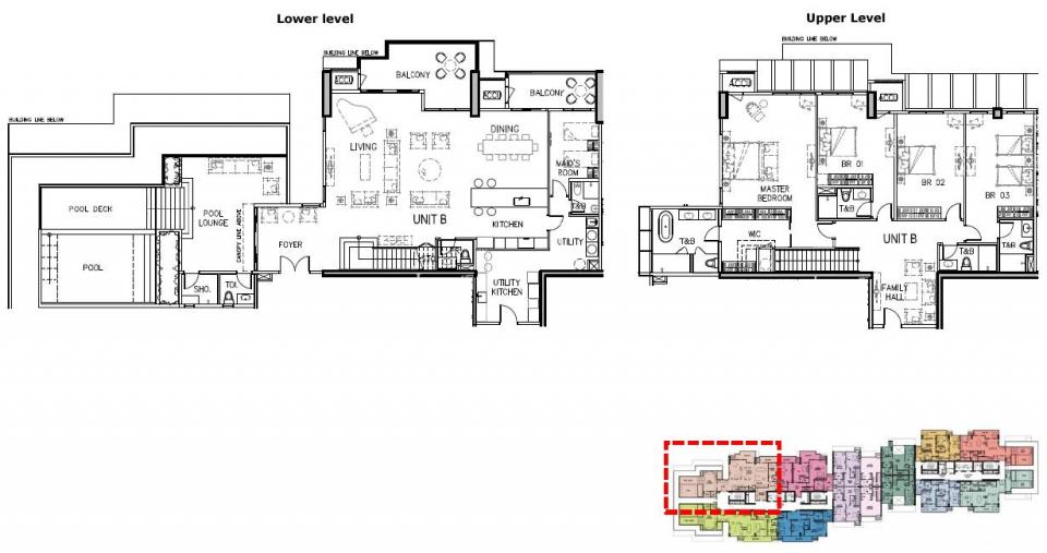 Canopy Pool Villa Floor Plan