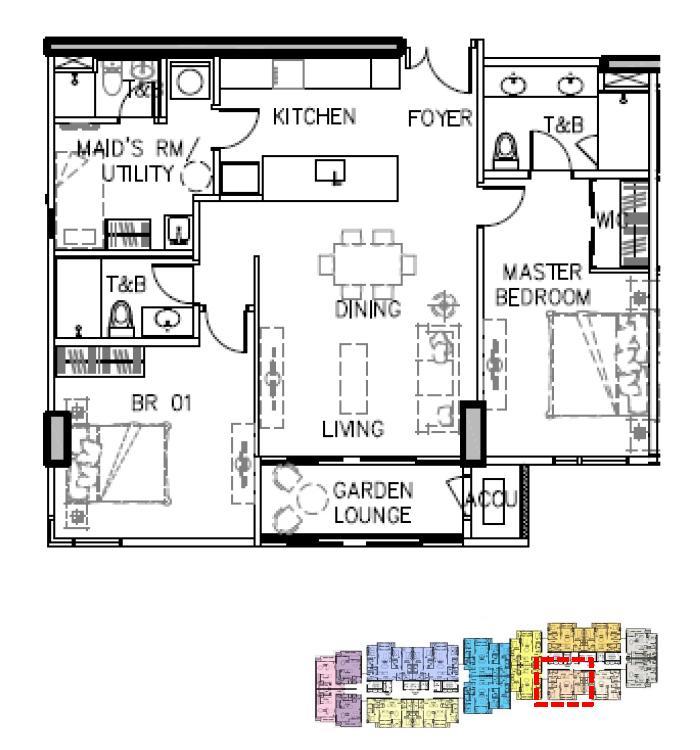 2BR Floor Plan