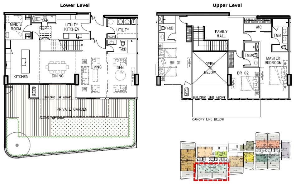 Garden Villa Floor Plan